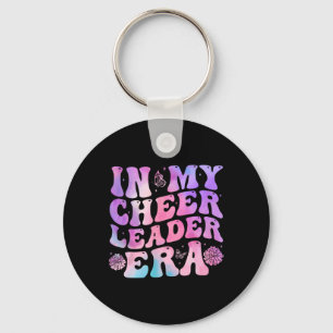 Women Girls In My Cheerleader Era Cheerleading Che Key Ring