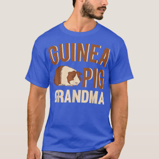 Women Guinea Pig Grandma Funny Women Guinea Pig Lo T-Shirt