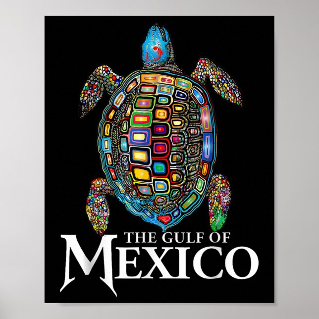 Women Gulf Of Mexico Forever Mexican Souvenir Sea  Poster (Front)