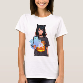 women halloween ,Cat Shirt ,Cute Cat Lovers Shirt