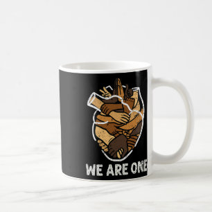 Women Heart Black History Month Men Men Women Kids Coffee Mug