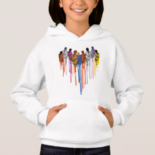 Women Heart Shape Watercolor Native American