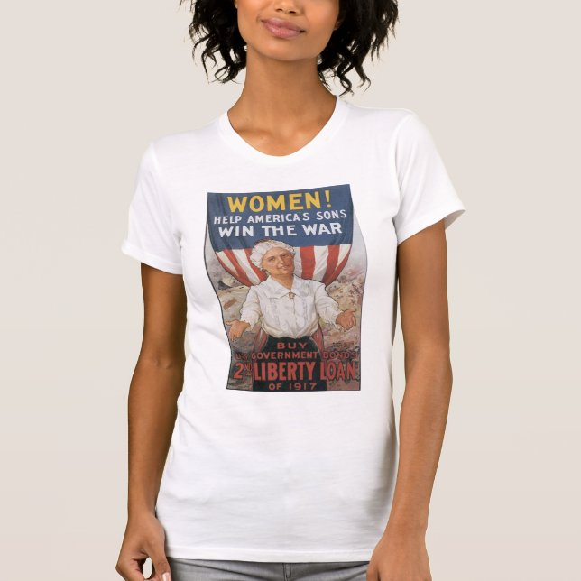 Women! Help America's Sons T-Shirt (Front)