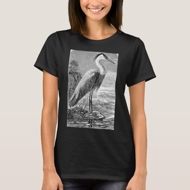 Women Heron T-Shirt (Front)