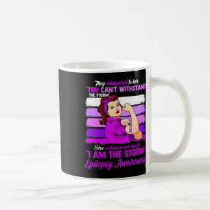 Women I Am The Storm Epilepsy Awareness Warrior Coffee Mug