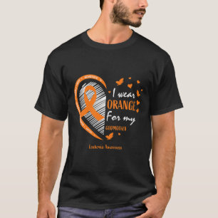 Women I Wear Orange For My Godmother Leukaemia Awa T-Shirt