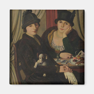 Women in a Cafe, c.1924 Magnet