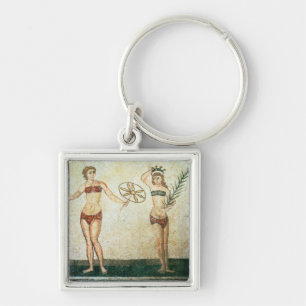 Women in 'bikinis' key ring