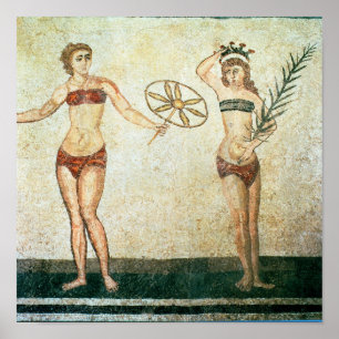 Women in 'bikinis' poster