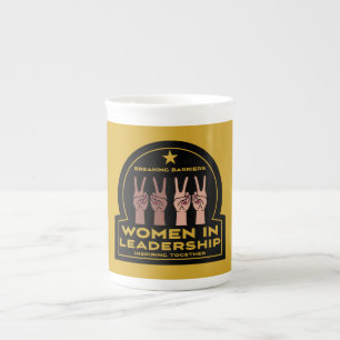 Women In leadership Bone China Mug