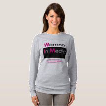 Women In Media Long Sleeve Tee Shirt