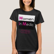 Women In Media Tee Shirt Black