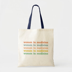 Women in Medicine Retro Future Nurse Tote Bag