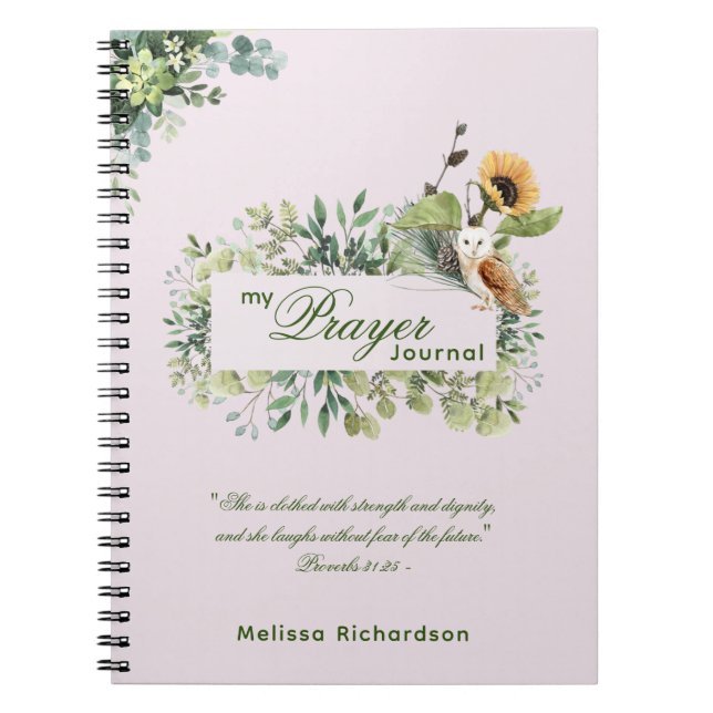 Women In Ministry Pastors Wife Prayer Journal  (Front)