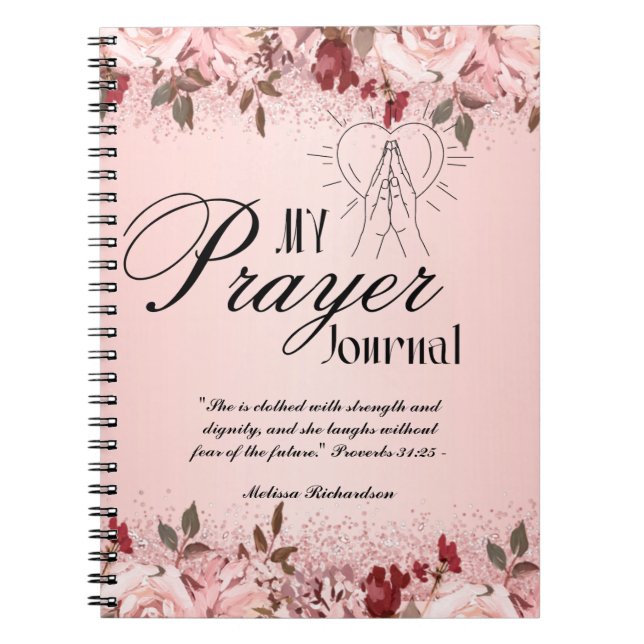 Women In Ministry Pastors Wife Prayer Journal  (Front)