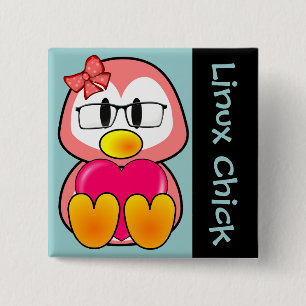 Women in Open Source Computer Technologies 15 Cm Square Badge