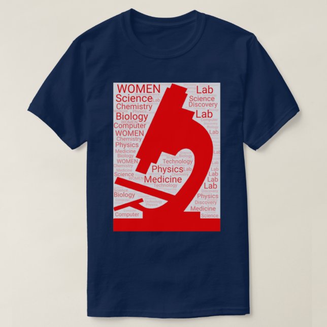 Women in Science 2 T-Shirt (Design Front)