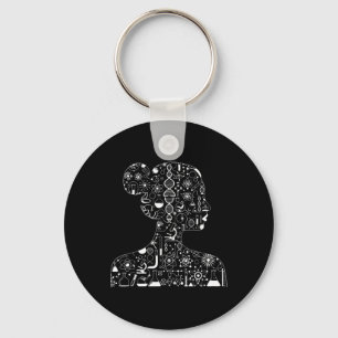Women In Science Scientific Teacher Appreciation C Key Ring