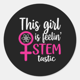 Women In Science Steminista Steminist Classic Round Sticker