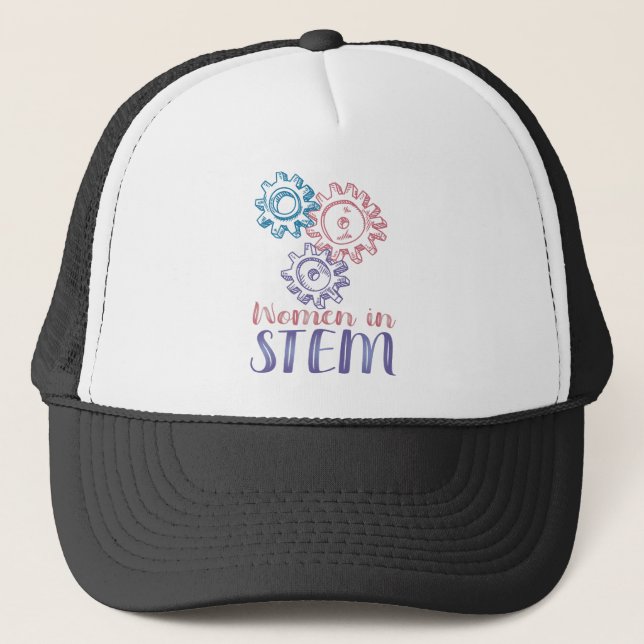 Women In STEM Trucker Hat (Front)