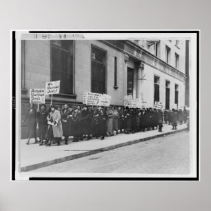Women in the workplace march poster