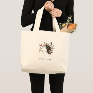 women inspiring totebag large tote bag