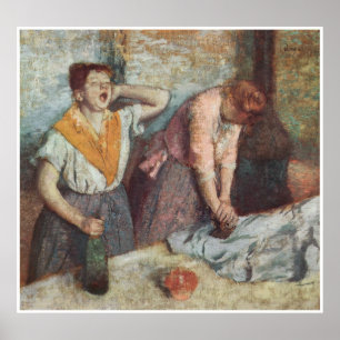 Women Ironing, c. 1884-86, Edgar Degas Poster