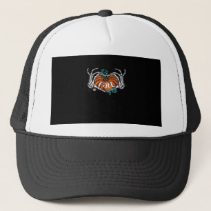 Women It’s Fall Y’all Pumpkin Gnome Autumn Tree He Trucker Hat