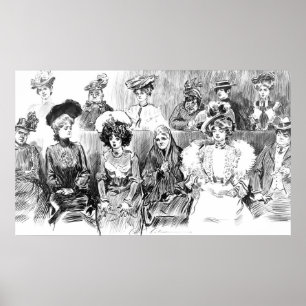Women Jurors 1902 Poster