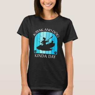 Women Kayak Kayaking Dog Boating Summer Clothing A T-Shirt
