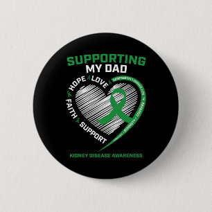 Women Kids Father Gifts Dad Kidney Disease Awarene 6 Cm Round Badge