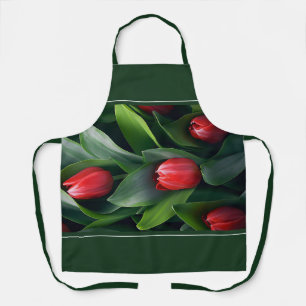 Women Kitchen Cute Flowers Cooking Baking BBQ Work Apron