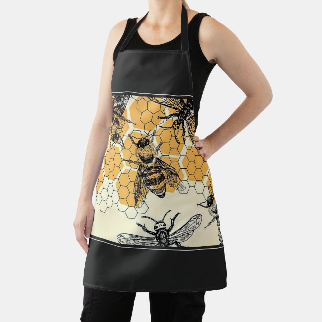 Women Kitchen Cute Flowers Cooking Baking BBQ Work Apron (Insitu)