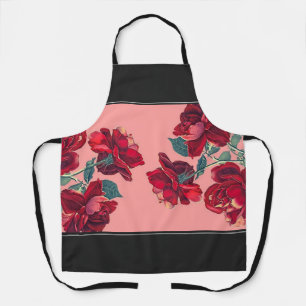 Women Kitchen Cute Flowers Cooking Baking BBQ Work Apron
