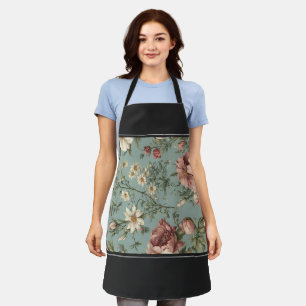 Women Kitchen Cute Flowers Cooking Baking BBQ Work Apron