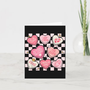 Women Labour And Delivery Nurse Hearts Candy Valen Card