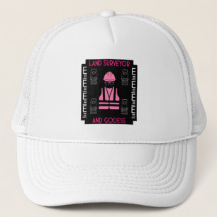 Women land surveyors trucker hat