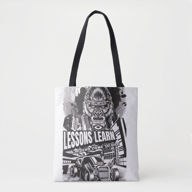 Women Legendary Gorilla Lessons Learn Tote (Front)