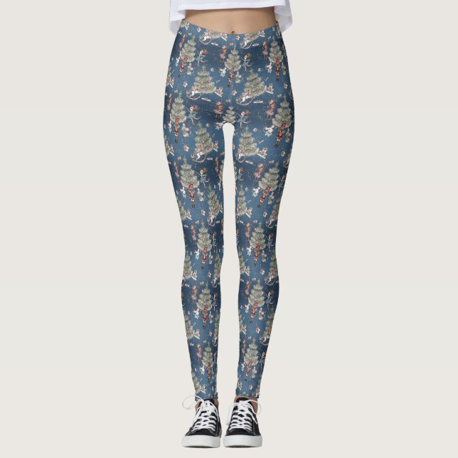 Women Leggings - Beautiful Design Pattern Leggings (Front)