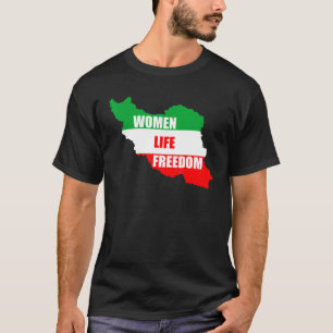 Women Life Freedom Free Iran We Stand with the Wom T-Shirt