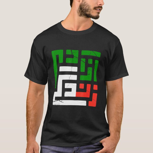 Women Life Freedom in Farsi Zan Zendegi Azadi T-Shirt (Front)
