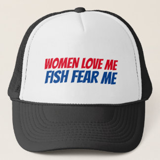 Women love me funny fishing hat