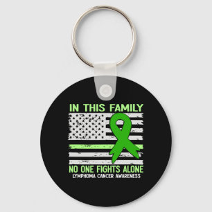 Women Lymphoma Cancer Flag Usa Lymphoma Cancer Key Ring