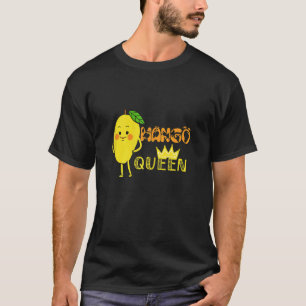 Women Mango Queen Vegan Mango Fruit Mango Day T-Shirt