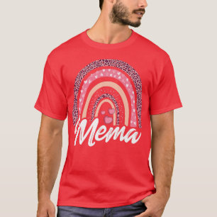 Women Mema Mothers Day For Best Mema Ever Rainbow  T-Shirt
