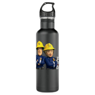 Women Men Cartoon Fireman Names For Sam Children G 710 Ml Water Bottle