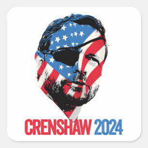 Women Men Dan Crenshaw 2024 Hold These Truths Clas Square Sticker