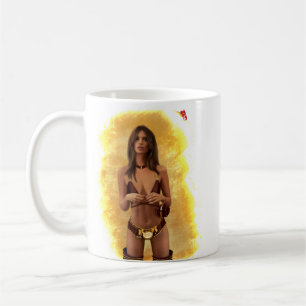 Women Men Emily Ratajkowski In Ferrero Rocher Unde Coffee Mug