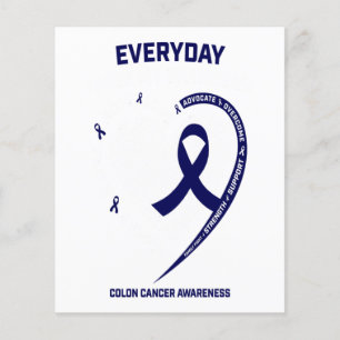 Women Men Loving Memory Gift Grandson Colon Cancer Flyer