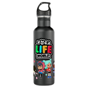 Women Men Manga Toca Boca Anime Gifts For Movie Fa 710 Ml Water Bottle
